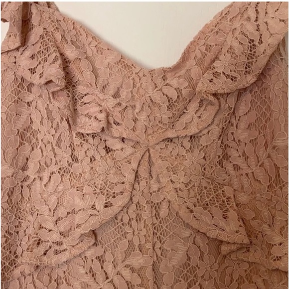 NWT BCBG Dusty Rose pick laces Romper 🌸 - Picture 5 of 6
